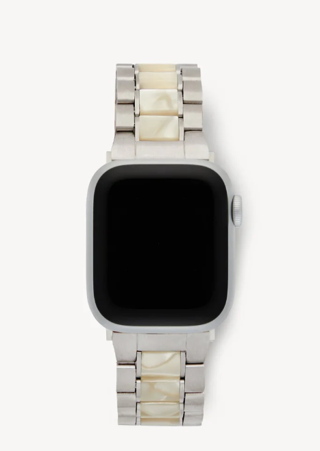 MACHETE Compatible with Apple Watch Band 38mm 40mm 41mm 42mm 44mm 45mm with Stainless Steel Buckle Strap Acetate Resin iWatch Band for Ultra 2 1 Series 9/8/7/6/5/4/3/2/1/SE Women Men