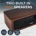 SoundBeast Stereo Shelf System with CD Player, Bluetooth, FM Radio, USB Playback, Aux in, Optical in, Alarm Clock, & Remote Control