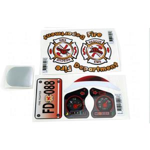 Toy Restore Replacement Stickers Fits Little Tikes 30th Cozy Coupe Firetruck Fire