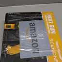 SEEKONE Heat Gun 1800W 122-120250- 650Fast Heating Heavy Duty Hot Air Gun Kit Variable Temperature Control Overheat Protection with 4 Nozzles for Crafts, Shrinking PVC, Stripping Paint(5.2FT)