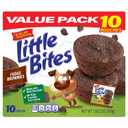 2 x (Value Pack) Little Bites Fudge Brownies, 10 individual packs, (1.8 oz each), Real Chocolate Mini Muffins, 18 oz Multipack (EXP 08/30/26)