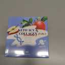 21 in 1 Keto ACV & Collagen Gummies, Sugar Free Apple Cider Vinegar Gummies with Biotin, Probiotics, Vitamins for Healthy Hair, Skin, Nails & Digestive Support, Apple Flavored, 90 Count, Best Before: 2027/03/28