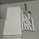 JayRex Bathroom Organizer Countertop Corner Shelf, 3 Tier Moveable Organizer for Make Up, Dresser Table, Desktop (White)