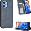 Case for Umidigi A13S Leather Case,Case for Umidigi A13 Case Cover,Case for Umidigi A13 Pro Case Flip Pu Leather Cover Blue (Gold)