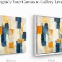Canvas Floater Frame for 1 to 1 1/4 Deep Gallery-Wrapped Canvas, Modern Wood-Look Floating Frame for Finished Wall Art, Oil Paintings for Gallery Bedroom Studio, Made in USA(White,24x36inch)