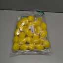 Winlyn 30 Pack Faux Yellow Lemons Artificial Fruits Fake Lemons Lifelike Simulation for Lemonade Party Kitchen Table Summer Decorations Vase Fillers Fruit Bowl Lemon Wreath Garland Photography Props