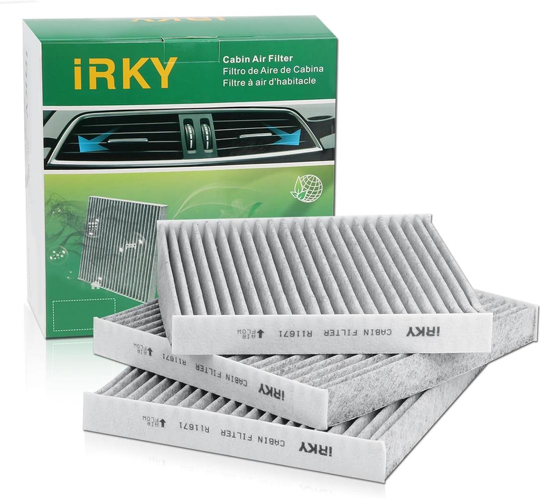 CF11671 Cabin Air Filter Replacement CP671 Compatible with RAM 1500 2016-2025,RAM 2500/3500/5500 2016-2024,RAM 4500 2016-2023;Jeep Wagoneer 2022-2024;Mazda CX-7 2007-2012(3 Packs)
