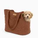Everyday Cozy Carry Dog Tote for Small Dogs up to 13 lbs, Brown