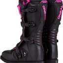 O'NEAL 0325-708 Womens New Logo Rider Boot (Black/Pink, Size 8) (Black)