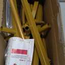 Metal Arch Backdrop Stand Set of 3(6 ft, 5 ft, 4 ft) Party Arch Stands for Valentines Day, Wedding, Birthday, Baby Shower, Bridal Shower,Balloon Arched Frame for Garden Decor, Gold Floral Arches