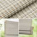 LazBlinds Cordless Bamboo Roman Shades for Windows, Light Filtering Natural Bamboo Blinds, Easy Lift Cordless Design for Living Room & Bedroom, Fits Interior Windows 39" W x 64" H, Greystone