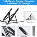 KOBAIBAN A4 LED Super Bright Light Box with Foldable Stand, Ultra-Thin Light Board for Diamond Painting, USB-C Power Light Table for Tracing, Light Pad for Sketching, Drawing, Weeding Vinyl (Black)