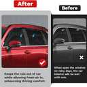 Canvcle Window Visors Rain Guards for 2019-2025 Toyota RAV4 Accessories, Outside-Mount Tape-On Side Window Wind Deflectors Vent Visors Shades Rainproof 6PCS