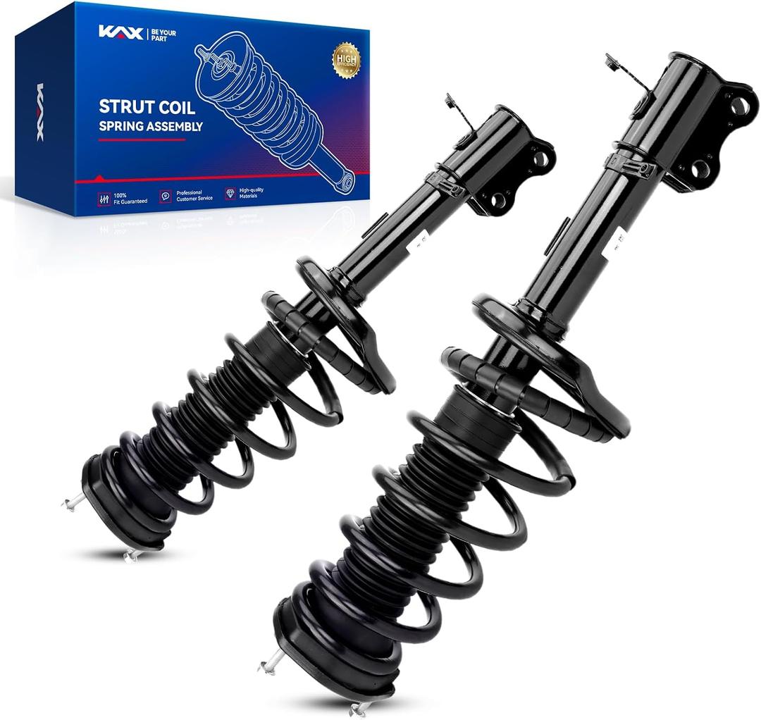 KAX Rear Struts Complete Assembly with Coil Spring Shock Absorber for Toyota Lexus, Fits for 1999-2003 RX300, 2001-2003 Highlander, Replaces OE#: 271498/271499
