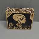 SubSahara Authentic African Net Sponge - 2 Pieces Exfoliating Scrubber for All Skin Types, Bath Sponge for Face & Body, Travel Portable, Durable, Gentle Exfoliation (Linen & Brown)