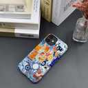 Generic Compatible with for iPhone 14 Plus,Fish European Collage Blue Phone Case for Girl Women Boy Men,Scratch Resistant Shockproof Cover Case for iPhone 14 Plus