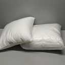 18 x 18 Pillow Inserts (Set of 2) - 18 Inch Square Interior Sofa Throw Pillow with 100% Cotton Cover - Decorative Pillow Insert Pair - White Couch Pillow