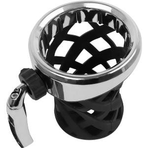 Motorcycle Drink Cup Holder Handlebar Cup Mount Replacement for Honda Goldwing 1800 GL1800 F6B 2001-2023 Water Bottle Holder (Chrome, 138MM/5.4" Height)