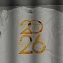 Happy New Year Party Supplies 2026 Family Matching Fireworks T-Shirt M