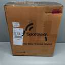 Sportneer Bike Trainer - Magnetic Stationary Bike Stand for 26-28" & 700C Wheels - Adjustable 6 Level Resistance Bike Trainer Stand for Indoor Riding with Quick Release Lever & Front Wheel Riser Block (Black)