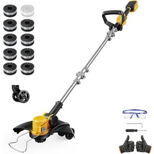 Cordless Weed Wacker for DeWalt 20V MAX Battery - 12" Electric Weed Eater