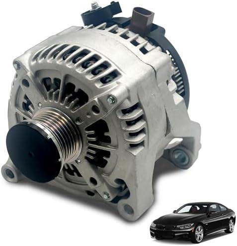 12317605061 New Alternator fit for BMW 228i,428i 2014-2016/320i 2013-2018/328i,528i 2012-2016/X1 2013-2015/X3 2013-2017/X4 2015-2018/Z4 2013-2016 12V 210Amp CW 6-Groove Clutch Pulley #12317605479
