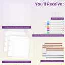 Vienrose Polaroid Scrapbook Photo Album, 3 Ring DIY Memory Book with Premium Crystal Clear Acrylic Cover PVC Pages 15 Sheets, Scrapbook Supplies for Wedding, Anniversary, Birthday, Travel