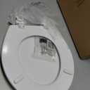 BEMIS 500EC 390 Toilet Seat with Easy Clean & Change Hinges, 1 Pack Round, Cotton White