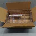 STORi 5-Compartment Clear Plastic Organizer | Rectangular Divided Makeup and Vanity Storage Bin and Office Desk Caddy | Scalloped Wall Design | Made in USA