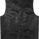 JEMITOP Men's Classic Slim Fit Dress Vest Formal Wedding Prom Tuxedo Suit Vest with Pocket (XXL)