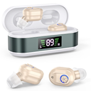 In Ear Hearing Aids, Hearing Aids for Seniors Rechargeable, Hearing Amplifier with Noise Cancelling for Adults Hearing Loss,Hearing Assist Devices with Volume Control