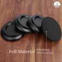 Piano Caster Cups Upright Piano Caster Cups Wood coasters Cups, Black