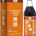 Pack of 2 52USA Chinese Black Vinegar, 3 Years Mature Aged Black Rice Vinegar, Chinkiang Vinegar, Zhenjiang Vinegar, 16.9 fl. Non-GMO Project Verified Vinegar