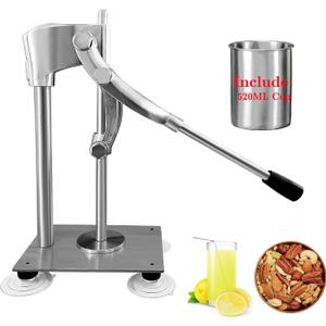 Hand Press Juicer MachineCommercial Lemon Squeezer and Orange CrusherMental Grinder for Fruit or Nuts,Manual Juicer Machine,Nut Grinder Juice Squeezer Handheld
