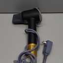 Infrared Hair Dryer, with Magnetic Nozzle - 160000 RPM Quiet lonic Blow Dryer for Women, with Frizz Control & No Heat Damage, Red Light Negative Ions, Fast Drying, for All Hair Types (Black)