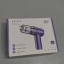 KMM Handheld Car Vacuum Cleaner, 11000PA Vacuum Cleaner & Air Duster, 120W High Power Vacuum Portable Cordless, Hand Held Vacuum Rechargeable with Multi-Nozzles & LED Light for Home, Car, Office