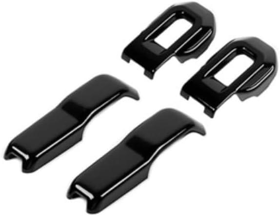 JWWY Hood Latches Decor Hood Hinge Cover Trim Fit for 2018-2024+ Jeep Wrangler JL JLU Sports Sahara Freedom Rubicon Unlimited Gladiator JT Exterior Accessories 4pcs Black