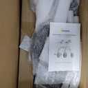 Foldable Rollator Walker for Seniors with Seat, Lightweight 2 in 1 Rolling Walkers Wheelchair Combo for Adult, Transport Chair with Brakes, Adjustable Seat and Handle, 300 Lb. Weight Capacity, Grey