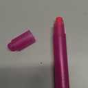 NAIVELY-Metal Reusable Straws, 1 Pack Collapsible Portable Stainless Steel Straws, with Plastic Housing Silicone Tips and Cleaning Brush, Retractable Portable Pocket Drinking Straws, Pink