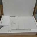 Shintenchi Bathroom Wall Cabinet with Mirror, Mounted Medicine Cabinets with 4 Internal and 6 Open Shelves, Mirrored Door Over The Toilet Storage, Solid White