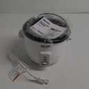 AROMA Rice Cooker, 3-Cup (Uncooked) / 6-Cup (Cooked), Small Rice Cooker, Oatmeal Cooker, Soup Maker, Auto Keep Warm, 1.5 Qt, White, ARC-363NG