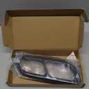 Tail Pipe Trim Compatible with Cadillac CT4 Cadillac CT5 2020-2023 Stainless Steel Car Exterior Exhaust Pipe Mufflers Cover Rear Bumper Cylinder Exhaust Pipe Cover Decorate Accessories (glossy black)