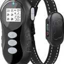 Dog Shock Collar with Remote Control  Shock Collar for Dogs IPX7 Waterproof Dog Training Collar with Beep Vibration Static Flashlight LongLasting Battery Safe Training for Dogs 10–120 lbs Blk