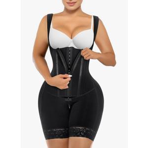 SHAPERX Fajas Colombianas Tummy Control Shapewear for Women Double Compression Postpartum Body Shaper with Zipper and Hooks XL SHAPERX Fajas Colombianas Tummy Control Shapewear for Women Double Compression Postpartum Body Shaper with Zipper and Hooks XL
