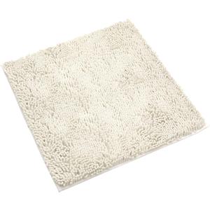 Non-Slip Bath Rug,Extra Soft Microfiber Bedroom Shag Carpet with Anti-Slip Backing,Water/Dust Absorbent Fast Dry Shower Mat,Sound Insulated Stairs Pad,Machine Washable (Ivory, 24 x 24 Inches)