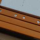 Y&M Outdoor Side Table, HIPS Adirondack Small Single Table, Waterproof Square Outside Table, Balcony Modern End Tables for Patio, Pool, Beach, Porch, Deck, Indoor or Outdoor Use, Orange