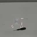 Juexica False Cabinet Front Clip False Drawer Front Clips Sink Tip Out Snap with Screws Screwdrivers for Hardware Replacements(2 Pairs, White)