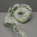 ZINHO 60 Branches Wisteria Hanging Flowers, Artificial White Wisteria Flowers Garland for Wedding Arch Ceremony Party Garden Home Backdrop Decor