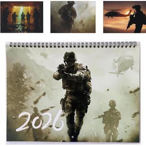 2 x 2026 Calendar Monthly Planner, 2026 Wall Calendar, Calendar 2025-2026, Calendar that Honors the Military