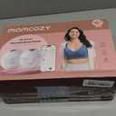 Momcozy M5 Smart APP Controlled Wearable Breast Pump, Hands-Free Wireless Electric Pump, 3 Modes 9 Suction Levels, BPA-Free, Portable Lightweight, 24mm Flange, 2-Pack Cozy Red